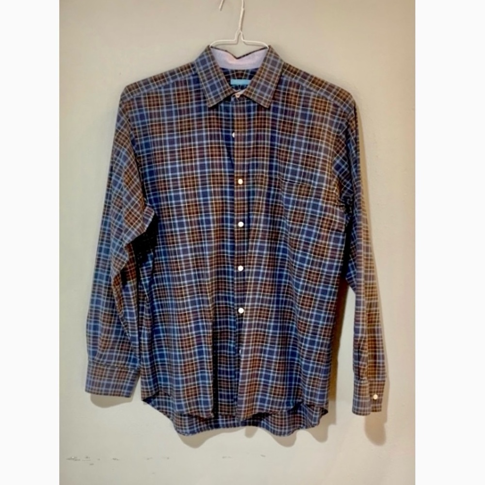 J McLaughlin Men’s Plaid Button Down Shirt.